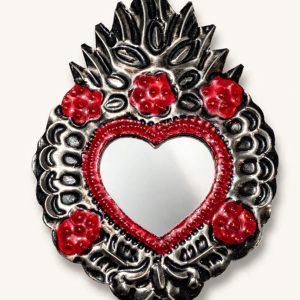 Corazón Hojalata Espejo