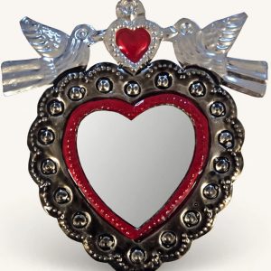 Corazón Hojalata Espejo