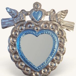 Corazón Hojalata Espejo