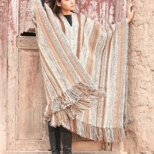 PONCHO DE LLAMA L307 GRUESO – SOLO POR PEDIDO