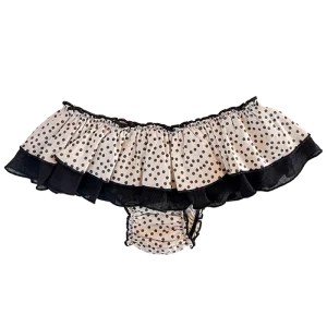 Braga con volantes Black Dots