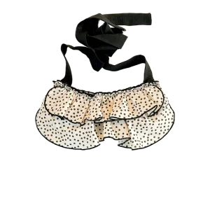 Bandeau con volantes Black Dots