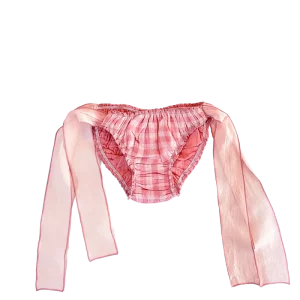 Braga lazos Vichy Pink