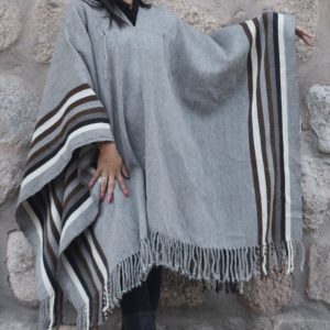 PONCHO DE LLAMA L053 – UN PAÑO – SOLO POR PEDIDO