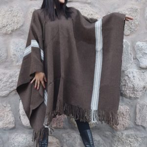 PONCHO DE LLAMA L054 – UN PAÑO – SOLO POR PEDIDO