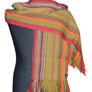 Bufanda N005 «Familia Avar Saracho» Realizado en lana de oveja – DISPONIBLE