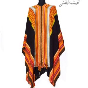 PONCHO DE OVEJA O002/1 BICENTENARIO «Serie de Recreación de Ponchos Históricos» – SOLO POR PEDIDO