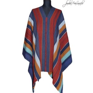 PONCHO DE OVEJA O003/14 RANQUEL «Serie de Recreación de Ponchos Históricos» – SOLO POR PEDIDO