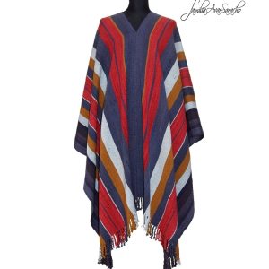 PONCHO DE OVEJA O003/11 RANQUEL «Serie de Recreación de Ponchos Históricos» – DISPONIBLE