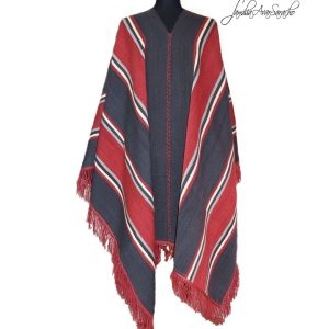 PONCHO DE OVEJA O003/12 RANQUEL «Serie de Recreación de Ponchos Históricos» – SOLO POR PEDIDO