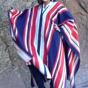 PONCHO DE OVEJA O003/06 RANQUEL «Serie de Recreación de Ponchos Históricos» – SOLO POR PEDIDO