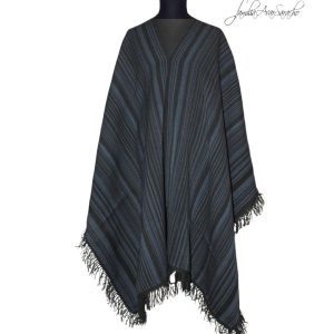 PONCHO DE OVEJA O006/003 JESUÍTICO  «Serie de Recreación de Ponchos Históricos» – SOLO POR PEDIDO