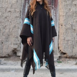 PONCHO DE OVEJA O050/003 ARGENTINO MARRÓN 1 – UN PAÑO – SOLO POR PEDIDO