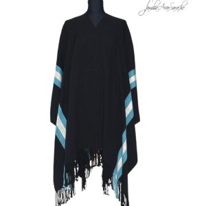 PONCHO DE OVEJA O050/004 ARGENTINO NEGRO – UN PAÑO – SOLO POR PEDIDO