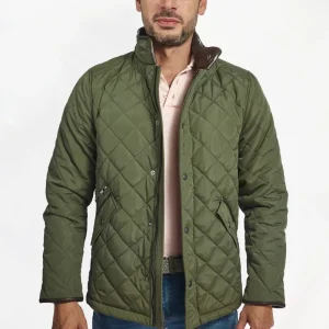 Olive Quilted Jacket
