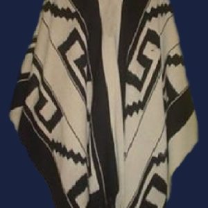 PONCHO ATADO A033 –  UN PAÑO – TRAMA Y URDIMBRE FINA – SOLO POR PEDIDO