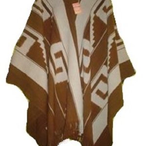 PONCHO ATADO A035-  UN PAÑO – TRAMA Y URDIMBRE FINA – SOLO POR PEDIDO