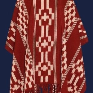 PONCHO ATADO A051 – UN PAÑO TRAMA FINA, URDIMBRE FINA – SOLO POR PEDIDO
