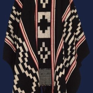 PONCHO ATADO A206 – UN PAÑO TRAMA FINA, URDIMBRE FINA