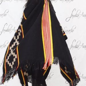 PONCHO ATADO A025 –  UN PAÑO – TRAMA Y URDIMBRE FINA – SOLO POR PEDIDO