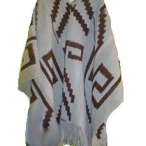 PONCHO ATADO A034 –  UN PAÑO – TRAMA Y URDIMBRE FINA – SOLO POR PEDIDO