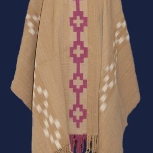 PONCHO ATADO A054 – UN PAÑO. TRAMA FINA, URDIMBRE FINA – SOLO POR PEDIDO