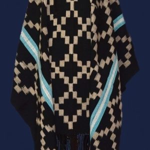 PONCHO ATADO A190 – UN PAÑO TRAMA FINA, URDIMBRE FINA