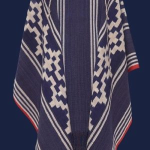 PONCHO ATADO A425 – UN PAÑO. TRAMA FINA, URDIMBRE FINA