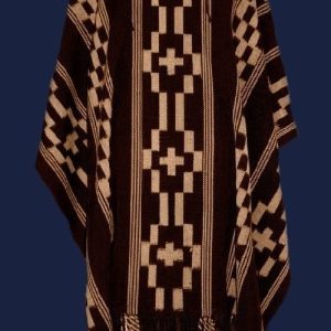 PONCHO ATADO A428 – UN PAÑO. TRAMA FINA, URDIMBRE FINA