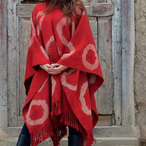 PONCHO DE ARGOLLAS G100 – UN PAÑO – TRAMA Y URDIMBRE FINA – SOLO POR PEDIDO
