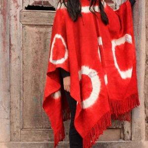 PONCHO DE ARGOLLAS G110 – UN PAÑO – TRAMA Y URDIMBRE FINA – SOLO POR PEDIDO