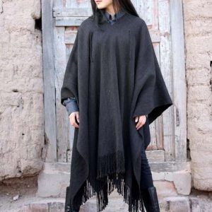 PONCHO DE LLAMA L055  1 PAÑO – SOLO POR PEDIDO