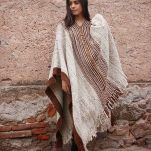 PONCHO DE LLAMA 302 GRUESO – SOLO POR PEDIDO