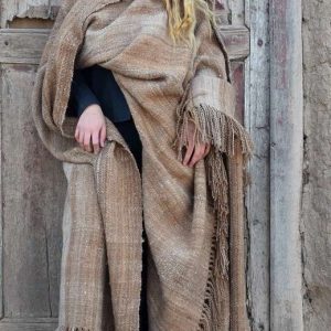 PONCHO DE LLAMA L312 GRUESO, LARGO – SOLO POR PEDIDO