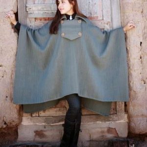 PONCHO DE OVEJA O008/2 PONCHO PATRIO «Serie de Recreación de Ponchos Históricos» – SOLO POR PEDIDO