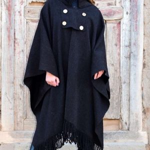 PONCHO DE OVEJA O008/3 PONCHO PATRIO «Serie de Recreación de Ponchos Históricos» – SOLO POR PEDIDO