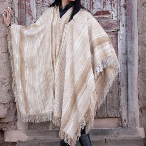 PONCHO DE VICUÑA V271 HILADO MEDIANO – SOLO POR PEDIDO