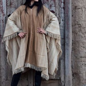 PONCHO DE VICUÑA V207 HILADO FINO – SOLO POR PEDIDO