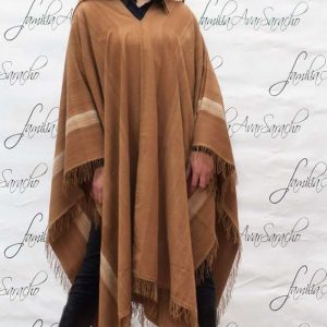 PONCHO DE VICUÑA V213 HILADO FINO – SOLO POR PEDIDO