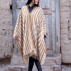 PONCHO DE VICUÑA V234 HILADO FINO – SOLO POR PEDIDO