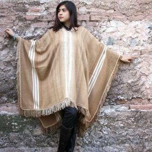 PONCHO DE VICUÑA V250 HILADO MEDIANO – SOLO POR PEDIDO
