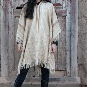 PONCHO DE VICUÑA V272 HILADO MEDIANO – SOLO POR PEDIDO
