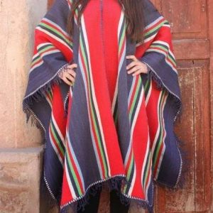 PONCHO DE OVEJA O003/01 RANQUEL «Serie de Recreación de Ponchos Históricos» – SOLO POR PEDIDO