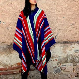 PONCHO DE OVEJA O003/02 RANQUEL «Serie de Recreación de Ponchos Históricos» – SOLO POR PEDIDO