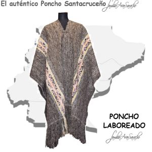 Poncho de la Provincia de Santa Cruz «Familia Avar Saracho»