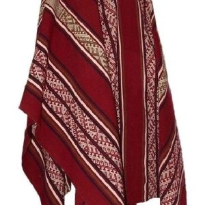 PONCHO 0-001 RÉPLICA PONCHO DE DON JUAN MANUEL DE ROSAS «FAMILIA AVAR SARACHO»  – REALIZAMOS SOLO POR PEDIDO