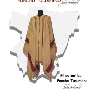 PONCHO O005 DE OVEJA TUCUMANO «FAMILIA AVAR SARACHO»  – DISPONIBLE