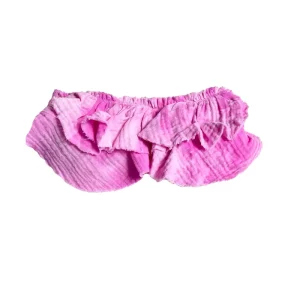 Bandeau con volantes Bambula Tie Pink