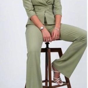 Conjunto de Traje Peplum para Mujer