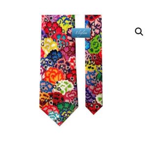 Corbata Artesanal «Jardín Cromático»